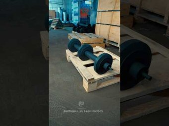 Конвейерные ролики для ленточного конвейера. Производство конвейерного оборудования #shorts